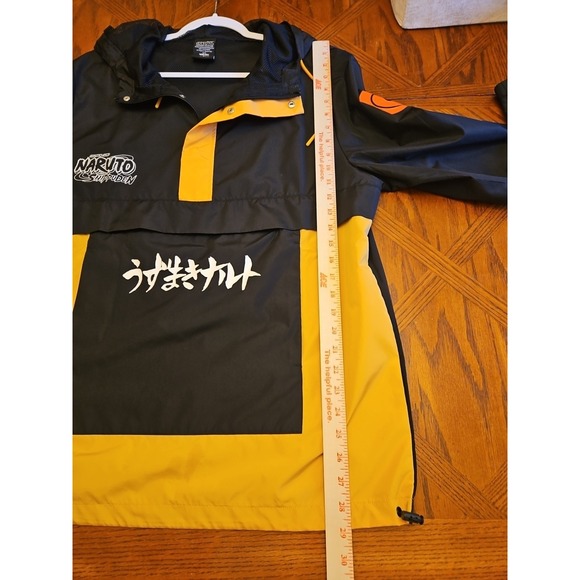 Atsuko Black And Yellow Naruto Anorak/Windbreaker - Medium - Pre-Owned - Picture 5 of 6